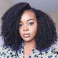 Mongolian Afro Kinky Curly Bundles Human Hair 4B 4C Afro Kinky Human Hair Bundle One Single Bundle 10 Inch Curly Weave Bundles U