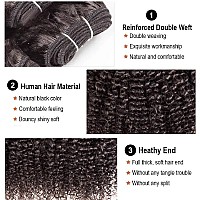 Mongolian Afro Kinky Curly Bundles Human Hair 4B 4C Afro Kinky Human Hair Bundle One Single Bundle 10 Inch Curly Weave Bundles U