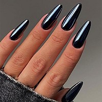 24 Pcs Coffin Press On Nails Long Sunjasmine Fake Nails Glue On Nails Glossy False Nails With Glue Acrylic Nails For Women An