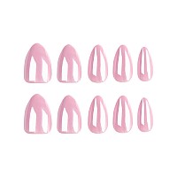 24 Pcs Coffin Press On Nails Long Sunjasmine Fake Nails Glue On Nails Glossy False Nails With Glue Acrylic Nails For Women An