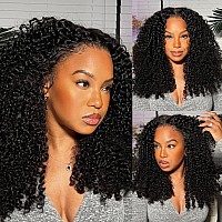 Beauty Forever Preeverything Glueless Frontal Wig 13X4 Kinky Curly Pre Cut Lace Front Wigs Bye Bye Knots Put On And Go Hd Lace