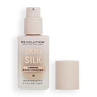 Revolution Beauty Skin Silk Serum Foundation Light To Medium Coverage Lightweight Radiant Finish Contains Hyaluronic Acid