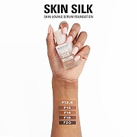 Revolution Beauty Skin Silk Serum Foundation Light To Medium Coverage Lightweight Radiant Finish Contains Hyaluronic Acid