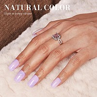 Melodysusie Jeweliver Gel Nail Polish 05Fl Oz Lavender Puprle Jelly Gel Polish Sheer Translucent Nude Soak Off Uv Led Light Cu