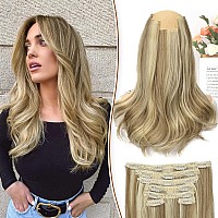 Kookastyle Clip In Hair Extensions Thick Long Straight Hair Extensions Upgrade Soft Lace Weft Lightweight 7Pcs Layered Hair Exte