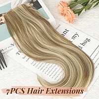 Kookastyle Clip In Hair Extensions Thick Long Straight Hair Extensions Upgrade Soft Lace Weft Lightweight 7Pcs Layered Hair Exte