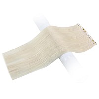 Full Shine Natural Injection Tape In Hair Extensions 22Inch Double Sided Virgin Injeted Human Hair Tape In Extensions Color 60 B