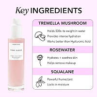 Herbivore Pink Cloud Creamy Jelly Cleanser Rosewater Tremella Hydrating Face Wash Makeup Remover For Sensitive Skin Vegan