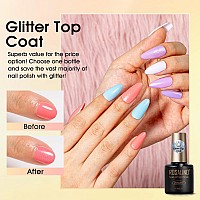 Rosalind 24Pcs Gel Nail Polish Set With 4 Pcs Base Coat And Matte And Glossy And Glitter Top Coat20 Color Vibrant And High Shin