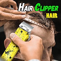 Dsp Cordless Professional Barber Clippers Quiet Hair Cutting Machine Longlasting Battery Ideal For Fades Barber Equipment