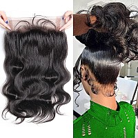 360 Lace Frontal Closure Body Wave Ear To Ear Frontal Hd Lace 14 Inch 100 Remy Human Hair 360 Swiss Lace Frontal 150 Density N