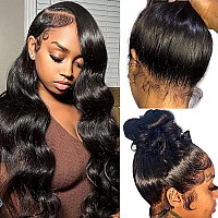 360 Lace Frontal Closure Body Wave Ear To Ear Frontal Hd Lace 14 Inch 100 Remy Human Hair 360 Swiss Lace Frontal 150 Density N