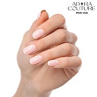 Adora Couture Semi Cured Gel Nail Strips 30Pcs Soft Pink Nail Wraps Kit For Women Glaze Nail Strips Gel Nail Stickers With