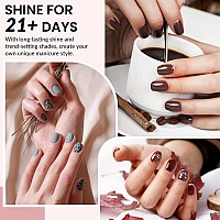 Vanreesa 42 Pcs Gel Nail Polish Kit With U V Light 24 Colors Gel Nail Polish Base Coat Glossy Matte Top Coat Complete Gel Nail