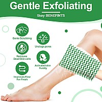 Tatuo 12 Pieces Korean Exfoliating Mitt Exfoliating Cloth Towel Korean Style Body Scrub Korean Style Scrubbing Cloth Bath Body E