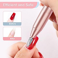 Nail Drill Bits Set 6Pcs Tungsten Carbide Nail Drill Bits For Acrylic Gel Nails 332 Inch Drill Bits For Electric Nail Drill M