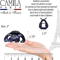 Camila Paris Cp3863 French Octopus Hair Clip For Women Strong Hold No Slip Grip Styling Claw Clip For Long Curly Wavy Hair M