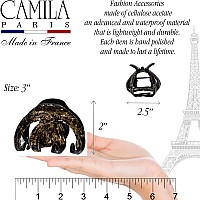 Camila Paris French Octopus Hair Clip Cp3866 3 X 25 Inch For Women With Thick Curly Wavy Hair Strong Hold Made In France