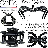 Camila Paris Cp3871 French Octopus Hair Clip For Women With Long Curly Hair Strong Hold No Slip Grip Styling Claw Clip Made