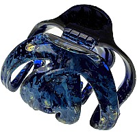 Camila Paris French Octopus Hair Clip Blue 25 Inch Ideal For Thick Curly Wavy Hair Women And Girls Strong Hold No Slip