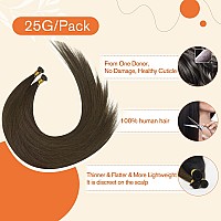 Full Shine Genius Weft Hair Extensions Remy Human Hair Weft Extensions Virgin Hair Color Medium Brown Weft Human Hair Extensions