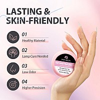 Una Gella Solid Nail Glue For Nail Tips 35Ml Clear Gel Nail Glue Hard Gel For Nails Solid Gel For Fake Nail Long Lasting Nail Gl