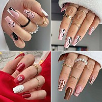 Una Gella Medium Square Gel X Nails 504Pcs Full Matte Square Gel X Tips Half Cover Clear False Nails Tips No C Curve With Posi