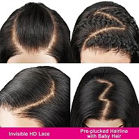 Caijuxing 13X6 Lace Front Wigs Human Hair 30 Inch Body Wave Hd Lace Frontal Wigs Human Hair 180 Density Glueless Wigs Human Hai