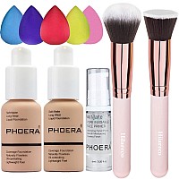 Phoera Foundation 104 And 105Full Coverage Foundationhilareco Concealer Foundation Flawless 30Ml Natural Matte Oil Control Con