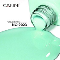 Canni Pastel Green Gel Nail Polish 1Pcs Sage Light Green Gel Polish Lime Mint Green Color Nail Polish Gel High Gloss Soak Off U