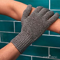 Temple Spring Exfoliating Gloves Rayon Bamboo Bathshower Gloves Bath Gloves For Shower Exfoliating And Ingrown Hairdead Ski