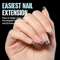 Tomicca Short Coffin Nails Full Cover No File Nail Tips 360Pcs Soft Gel X Nails Matte Fake False Acrylic Press On Nail Home Diy