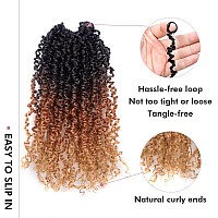 Toyotress Yanky Twist Crochet Hair 6 Inch 8 Packs 30 Strandspcs Pretwisted Fluffy Spring Mini Twist Short Bob Passion Twis