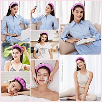 Ztomine Headbands For Women Spa Headband And Wristband Set Headband For Washing Face Facial Mask Makeup And Skin Care