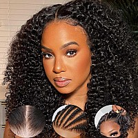 Beauty Forever 7X5 Bye Bye Knots Wear And Go Kinky Curly Wigs Precut Lace Front Wig Human Hair Glueless Wigput On And Go Beginn