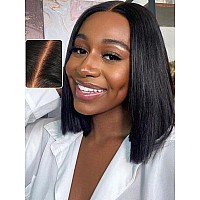 Beauty Forever 7X5 Bye Bye Knots Wear And Go Wig Yaki Straight Pre Cut Lace Bob Wigs Human Hair Lace Closure Wig Pre Plucked Ea