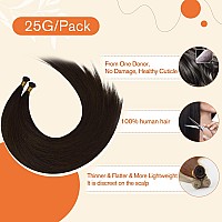 Full Shine Virgin Genius Weft Human Hair Extensions Dark Brown Hand Tied Weft Hair Extensions Soft Straight Hair Machine Remy Ha