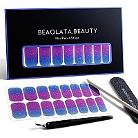 Beaolata Nail Polish Strips 32 Nail Wraps Nail Stickers Gel Nail Strips Easy Apply Remove Long Lasting Salon Quality Cal