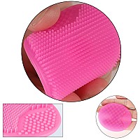 6 Pack Face Scrubber Soft Silicone Facial Cleansing Brush Exfoliator Blackhead Acne Pore Pad Cradle Cap Wash For Deep Cleaning