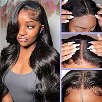 Fascara 5X5 Wear And Go Glueless Wig 180 Density Body Wave Lace Closure Human Hair Wig 26Inch Glueless Wig 5X5 Hd Lace Closure