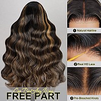 Arabella Balayage Lace Front Wig Human Hair 13X4 Rear To Go Glueless Wig 12A Hair 210 Density Body Wave Hair Balayage Hd Lace F