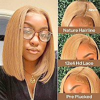 Huiwanyan Honey Blonde Wig Human Hair 13X4 Hd Lace Front Wigs Human Hair Pre Plucked 30 Color Lace Front Wigs For Black Women 1