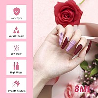 Vanreesa 36 Colors Gel Nail Polish Set 40 Pcs Gel Polish Kit Base Coat Glossy Matte Top Coat Nail Polish Set Nude Brown Red Ye