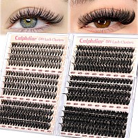 Calphidar Eyelash Clusters 30D40D50D60D80D100D Lash Clusters Wispy Individual Lashes 476Pcs D Curl Lash Extension 816Mm Na