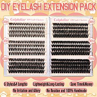 Calphidar Eyelash Clusters 30D40D50D60D80D100D Lash Clusters Wispy Individual Lashes 476Pcs D Curl Lash Extension 816Mm Na