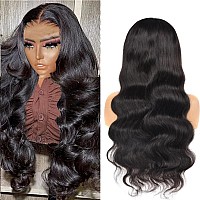 Uesoels Ready To Go Glueless Wigs Human Hair 6X4 Lace Closure Wigs Human Hair 12A Body Wave Lace Front Wigs Human Hair Unprocess