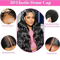 Uesoels Ready To Go Glueless Wigs Human Hair 6X4 Lace Closure Wigs Human Hair 12A Body Wave Lace Front Wigs Human Hair Unprocess