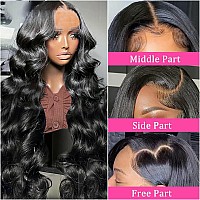 Uesoels Glueless Wigs Human Hair Pre Plucked Pre Cut 30 Inch Body Wave Lace Closure Wigs Human Hair 12A 200 Density Ready To Go