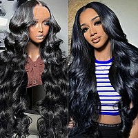 Uesoels Glueless Wigs Human Hair 6X4 Ready To Go Body Wave Lace Front Wigs Human Hair 12A Unprocessed Brazilian Virgin Human Hai