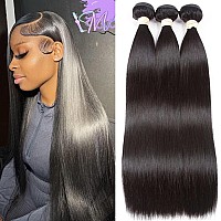 Cuckoo Bundles Human Hair 101214Inch Human Hair Bundles 3 Bundles Hair Extensions Straight Bundles Human Hair Brazilian Ha